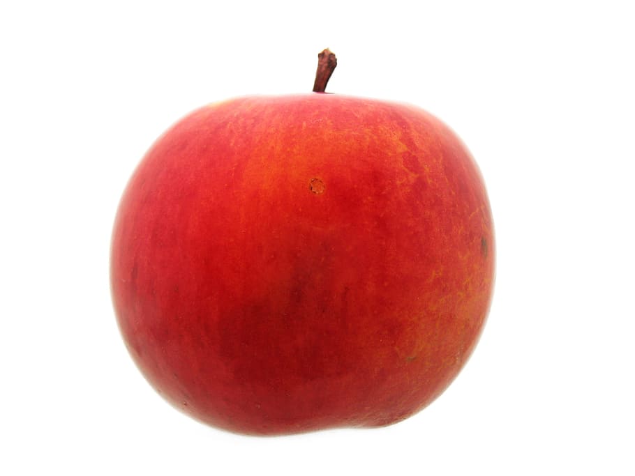 red, fresh, apple, bright, market, isolated, vegetarian, natural HD wallpaper