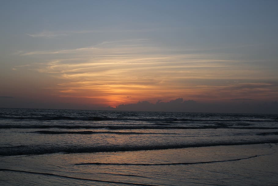 india, goa, sunset, sky, sea, water, scenics - nature, beauty in nature HD wallpaper