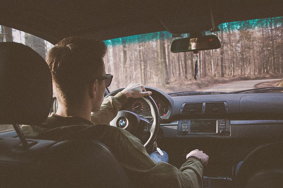 people, man, car, alone, travel, adventure, transportation HD wallpaper