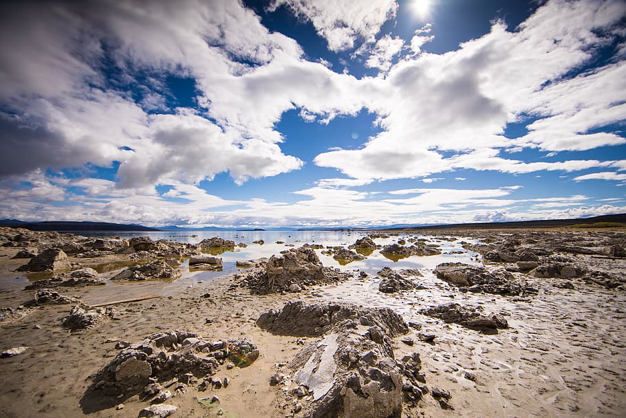 white sky above landscape, cloud - sky, beauty in nature, scenics - nature HD wallpaper