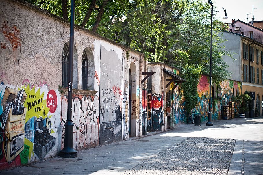graffiti, paint, design, texture, painted, wall, construction HD wallpaper