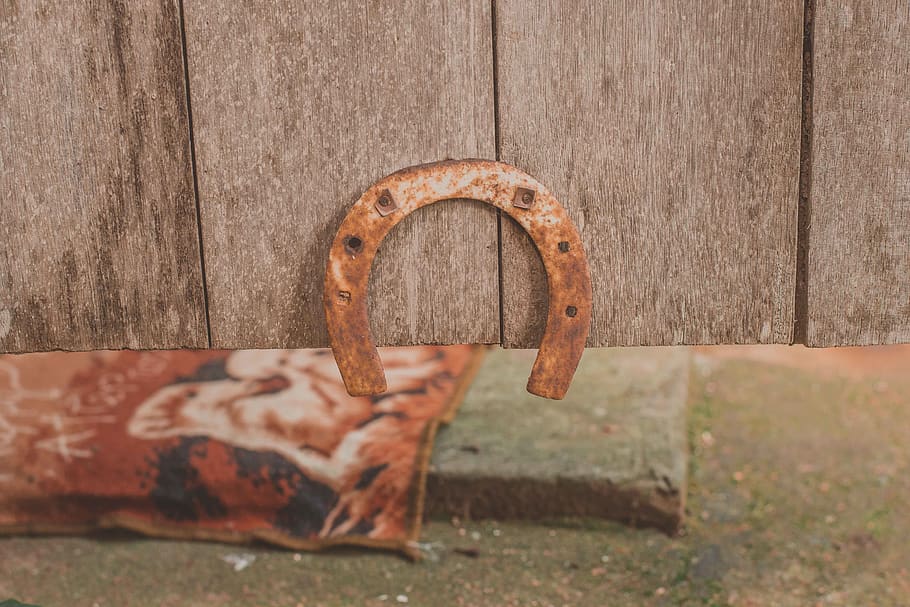 horseshoe, rust, lock, handle, hoop, prison, text, calligraphy HD wallpaper