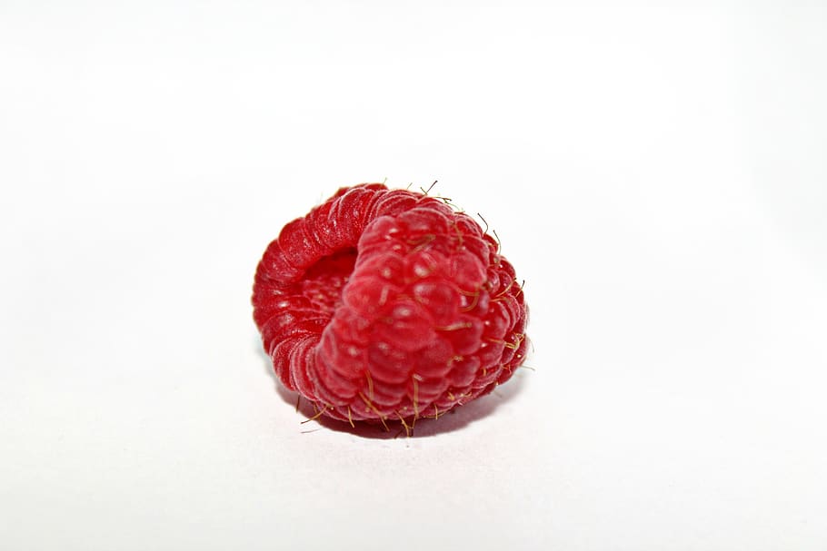 red rasp berry, flora, raspberry, produce, plant, fruit, food HD wallpaper