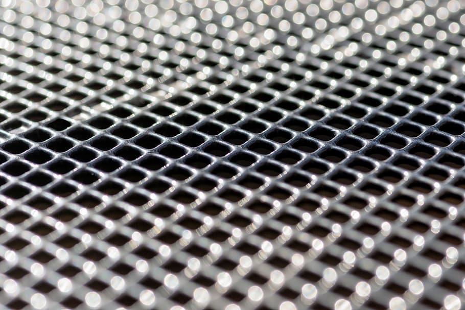 grid, abstract, metal, iron, texture, pattern, shiny, surface HD wallpaper