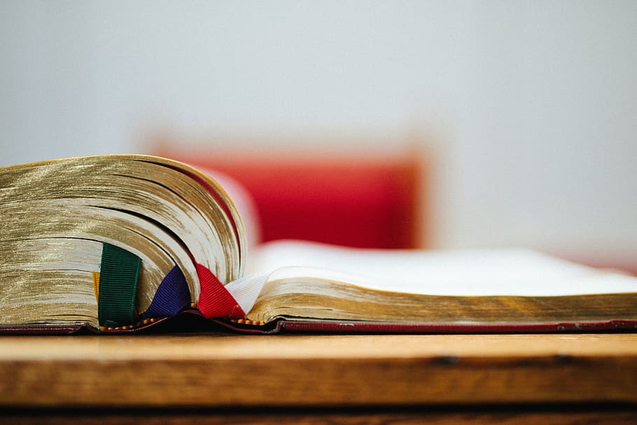 white open book, indoors, selective focus, close-up, focus on foreground HD wallpaper
