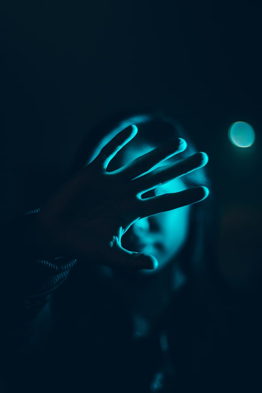 person covering face using left hand, human hand, human body part HD wallpaper