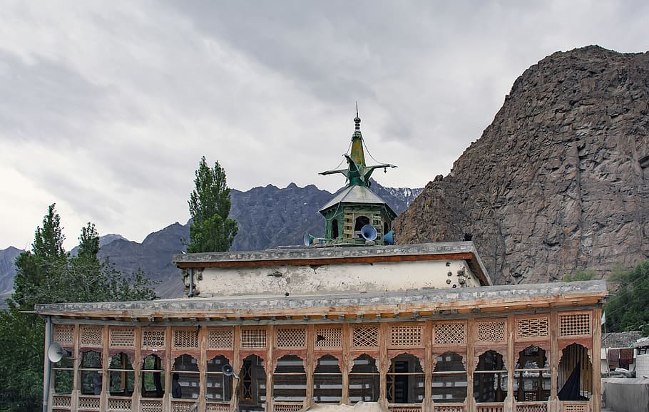 pakistan, khaplu, chaqchan mosque, nature, north, skardu, nikon, HD wallpaper