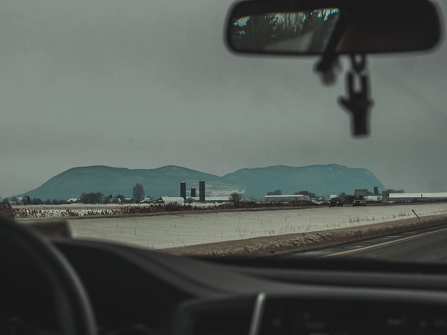 canada, quebec, explore, road, trees, roadtrip, preset, mountain HD wallpaper