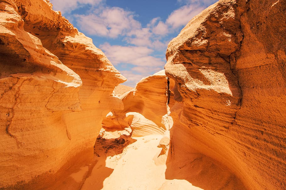 Landscape Photography of Mountains, arid, barren, canyon, cliffs HD wallpaper