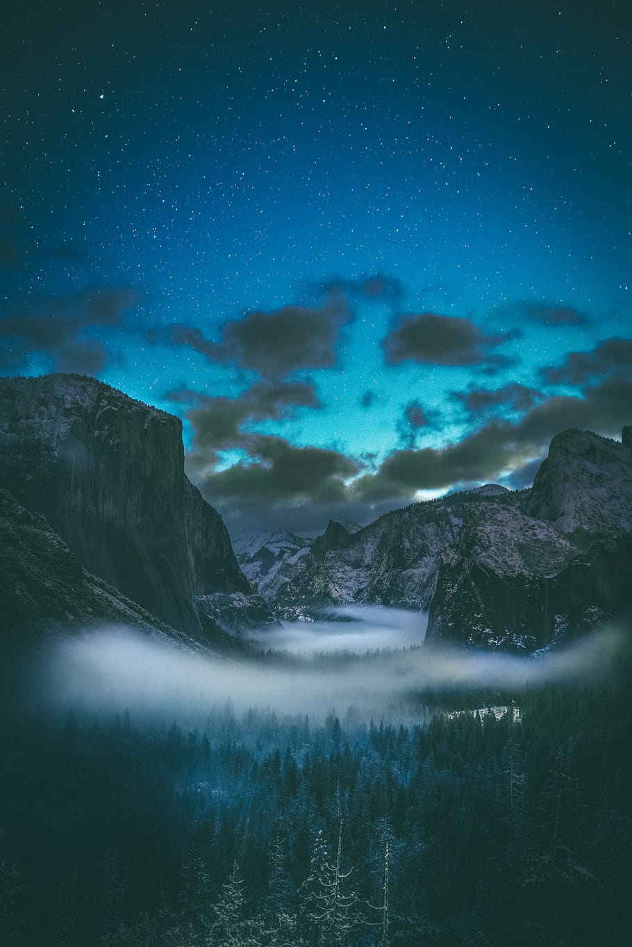 mountain range under nimbus clouds, beauty in nature, scenics - nature HD wallpaper