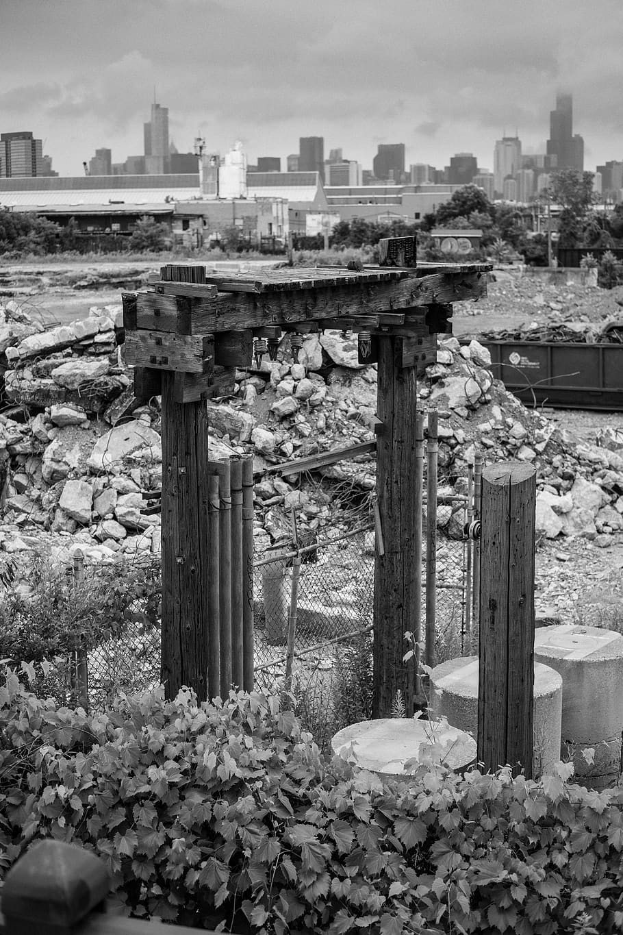 rubble, construction, chicago, city, urban, architecture, built structure HD wallpaper