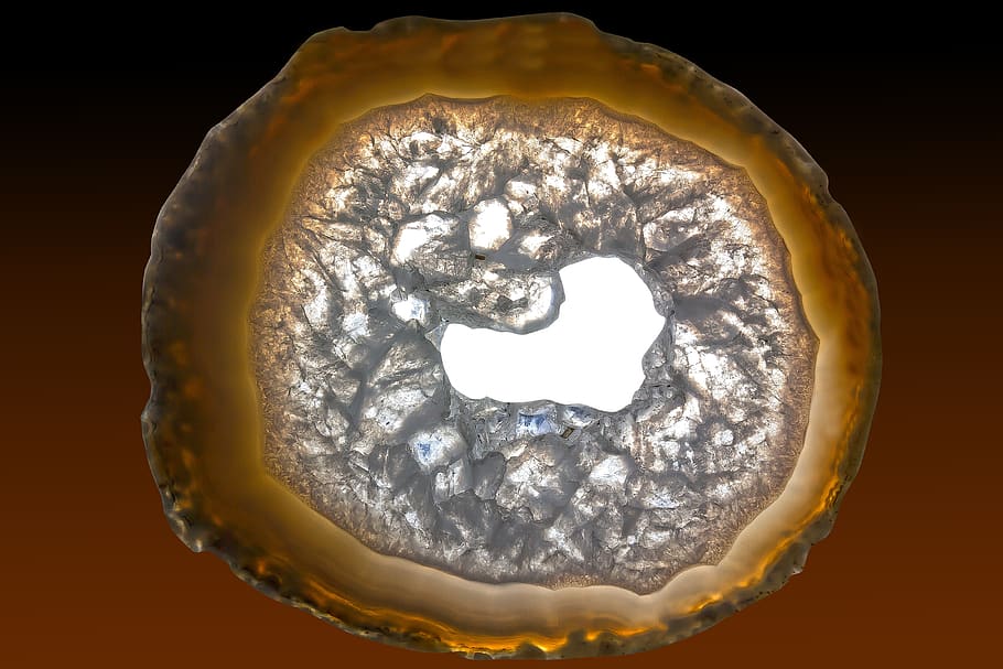 agate, gem, fossil, amorphous, brown, grey, milky, glazed includes, HD wallpaper