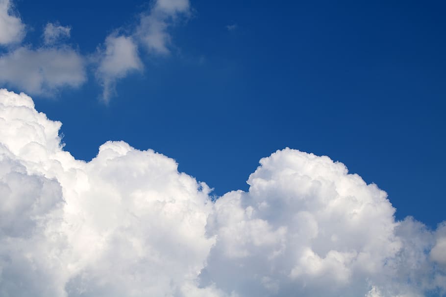 sky, cloud, landscape, weather, nature, cloud - sky, blue, cloudscape HD wallpaper