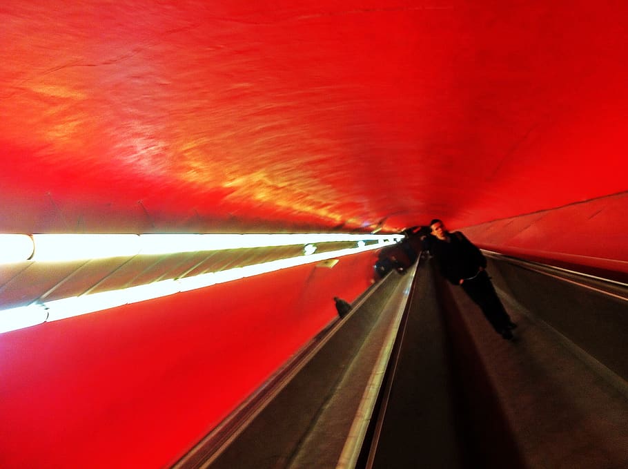red, transportation, architecture, outdoors, no people, nature HD wallpaper