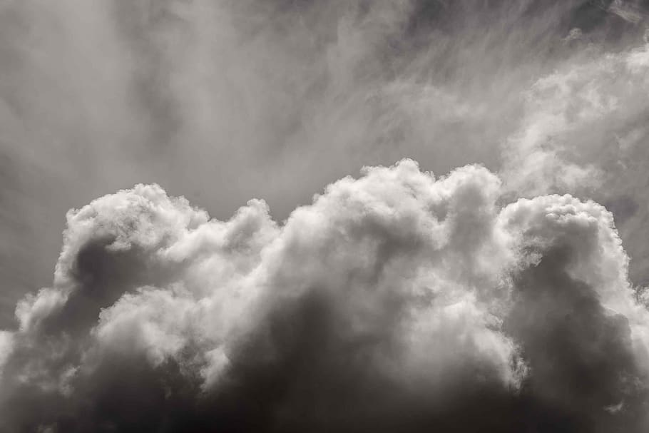 clouds, grey, dark, light, weather, background, cloud - sky HD wallpaper