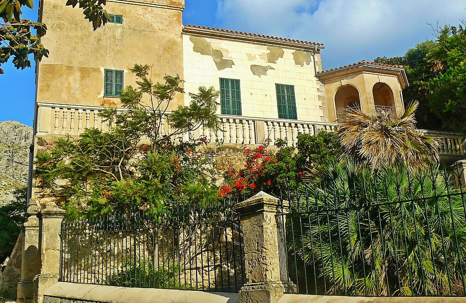 mallorca, building, construction, architecture, keep, residence HD wallpaper