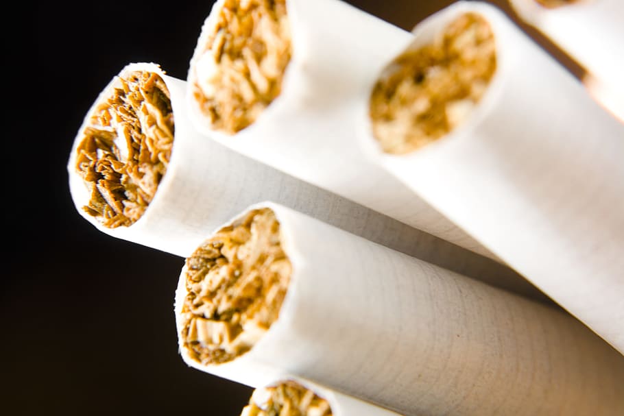 Cigarettes, macro, food and drink, snack, baked, cookie, paper HD wallpaper