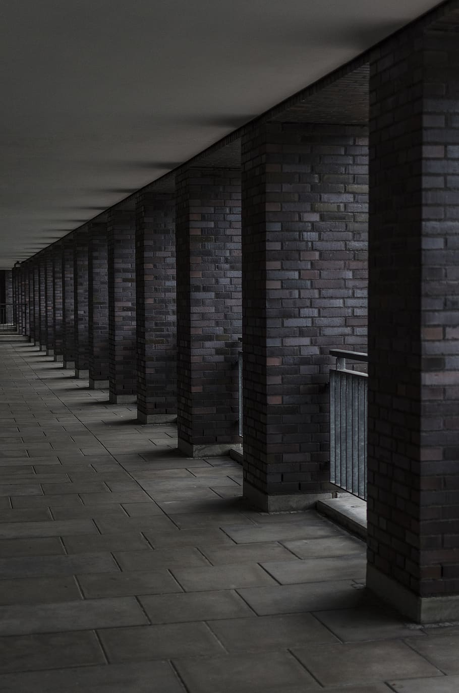 empty hallway at daytime, corridor, architecture, slate, germany HD wallpaper