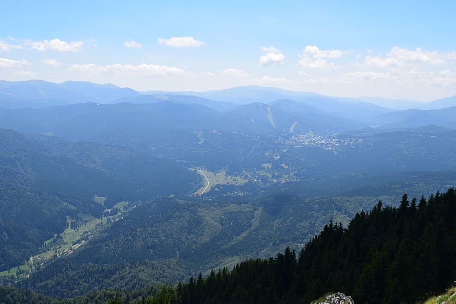 romania, postăvarul massif, carpathian mountains, postavarul massif, HD wallpaper