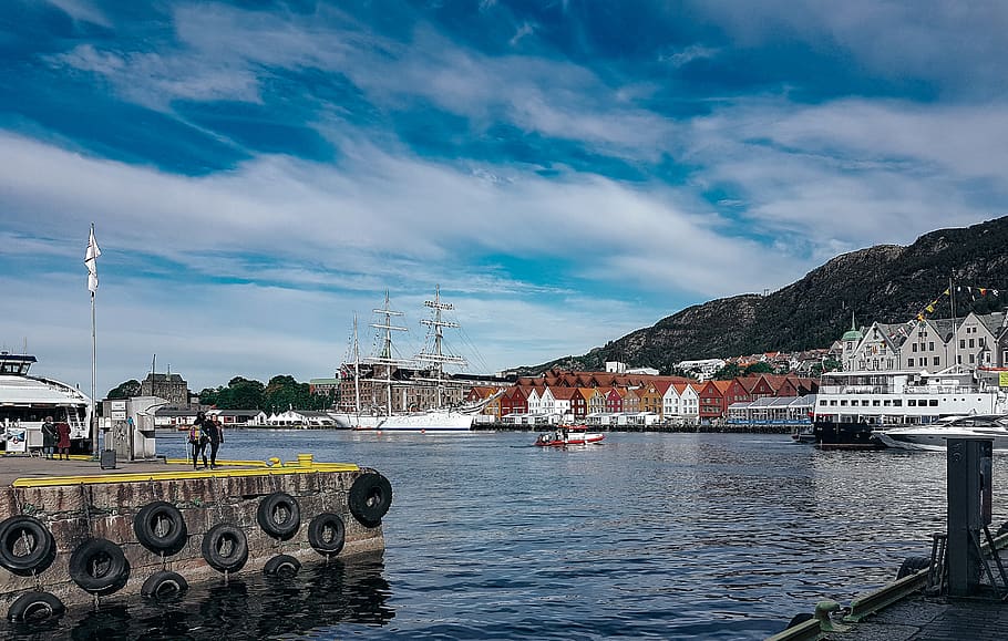 norway, bergen, water, architecture, built structure, building exterior HD wallpaper