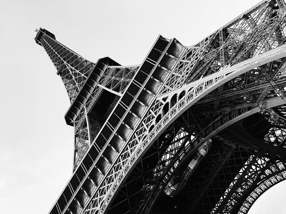 france, paris, eiffel tower, architecture, low angle view, built structure HD wallpaper