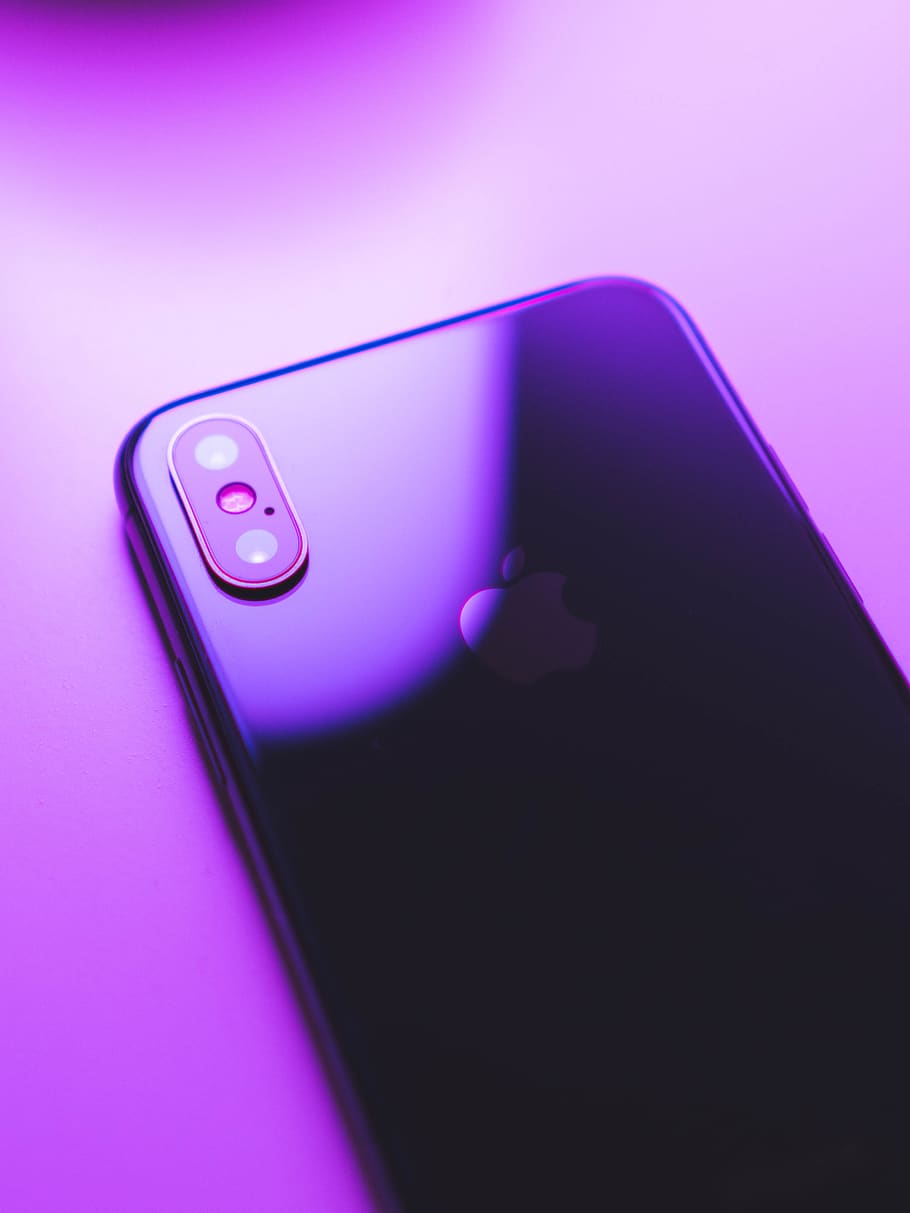 post 2018 black iPhone X, technology, wireless technology, pink color HD wallpaper