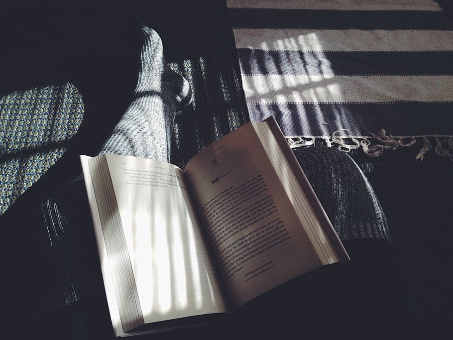 person reading book, indoors, no people, still life, close-up HD wallpaper