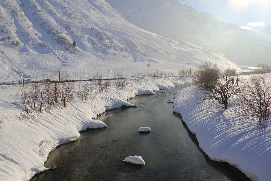 winter, snow, landscape, scenics - nature, beauty in nature HD wallpaper