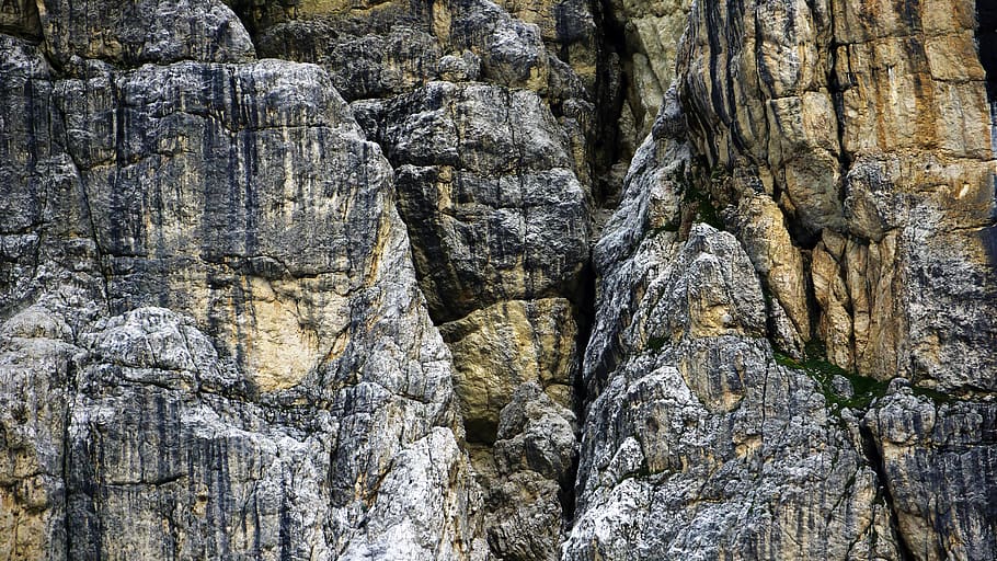 rock formation, cliff, outdoors, italy, rifugio lagazuoi, nature, HD wallpaper