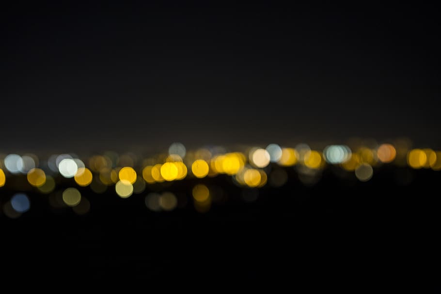 bokeh lights, lighting, flare, outdoors, nature, england, night HD wallpaper