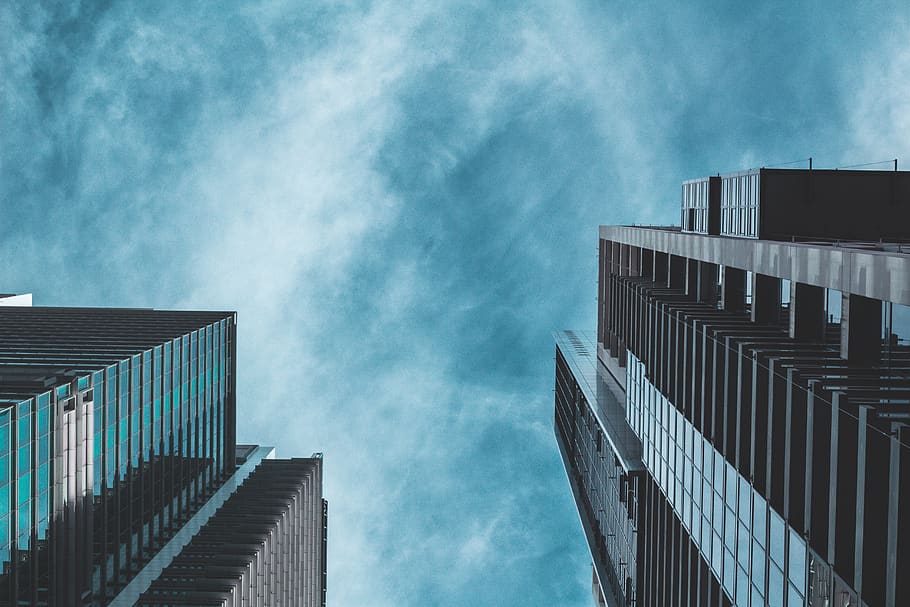 sydney, australia, cbd, sky, clouds, city, grey, tones, buildings HD wallpaper