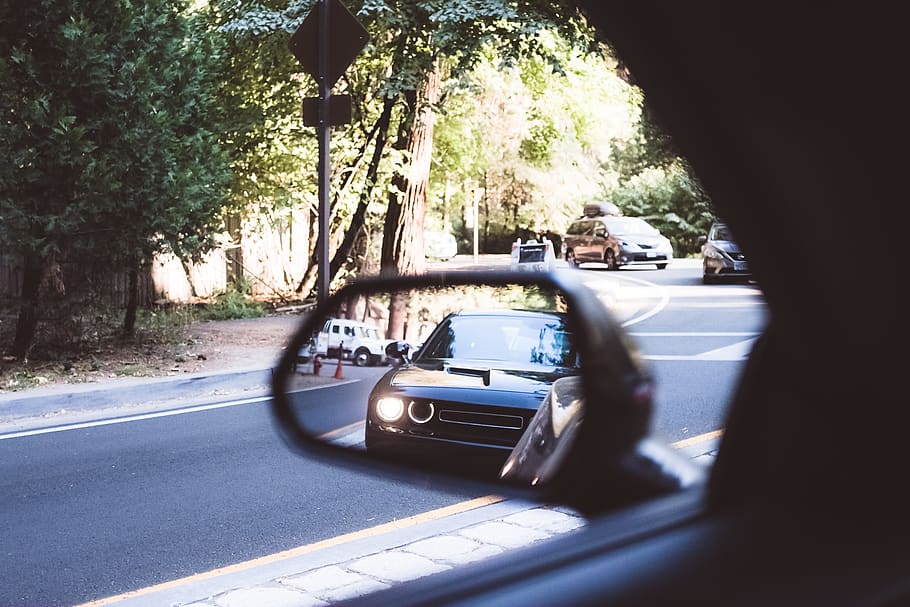 car, wingmirror, dodge, motor vehicle, mode of transportation HD wallpaper