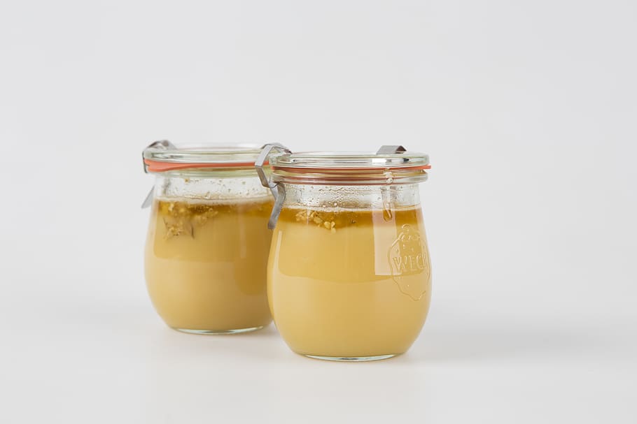 honey, jar, studio, fruit, preserving jar, studio shot, food and drink HD wallpaper