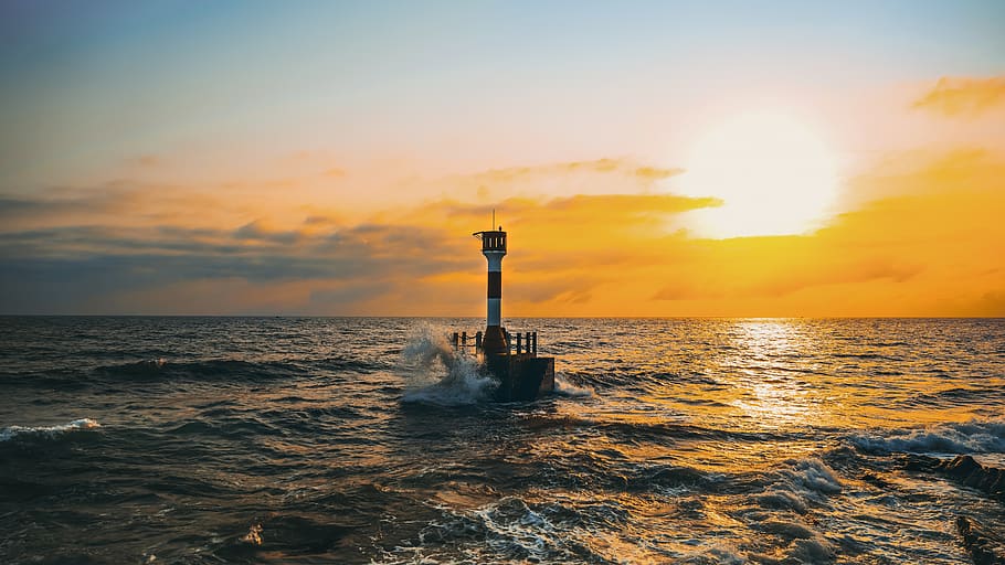 building, architecture, tower, beacon, lighthouse, outdoors HD wallpaper