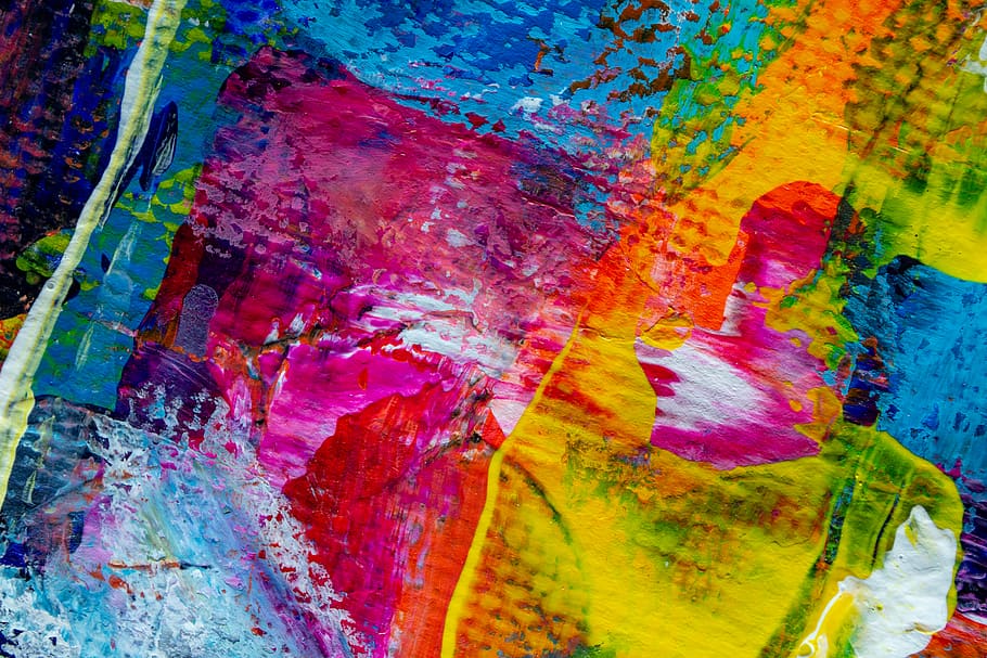 multicolored textilee, multi colored, art and craft, creativity HD wallpaper