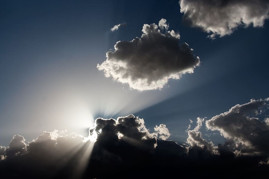 clouds, sky, landscape, sunset, nature, twilight, evening, dawn HD wallpaper