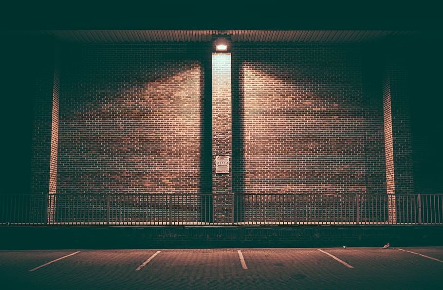 brown concrete wall during daytime, indoors, no people, illuminated HD wallpaper