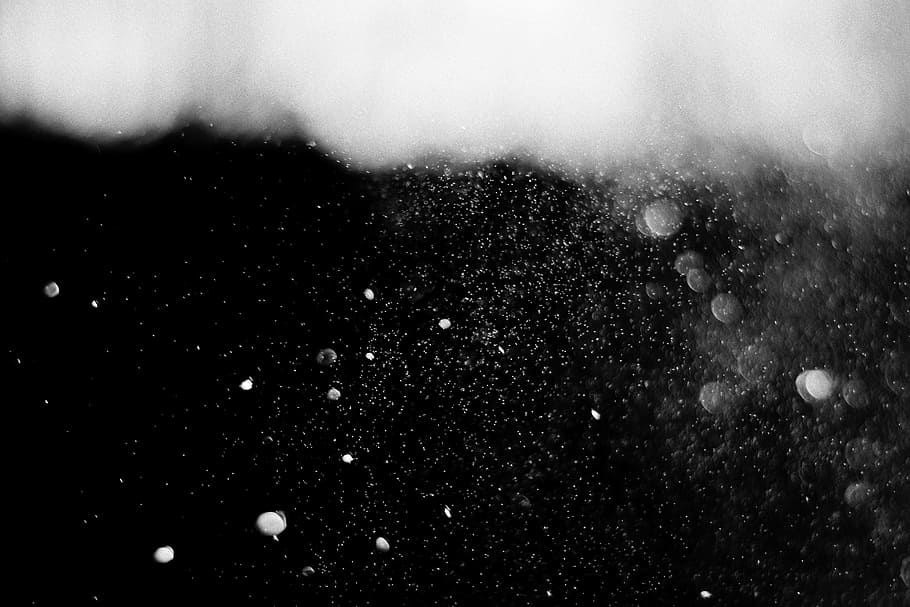 particles, bubbles, texture, abstract, abstracted, night, nature HD wallpaper