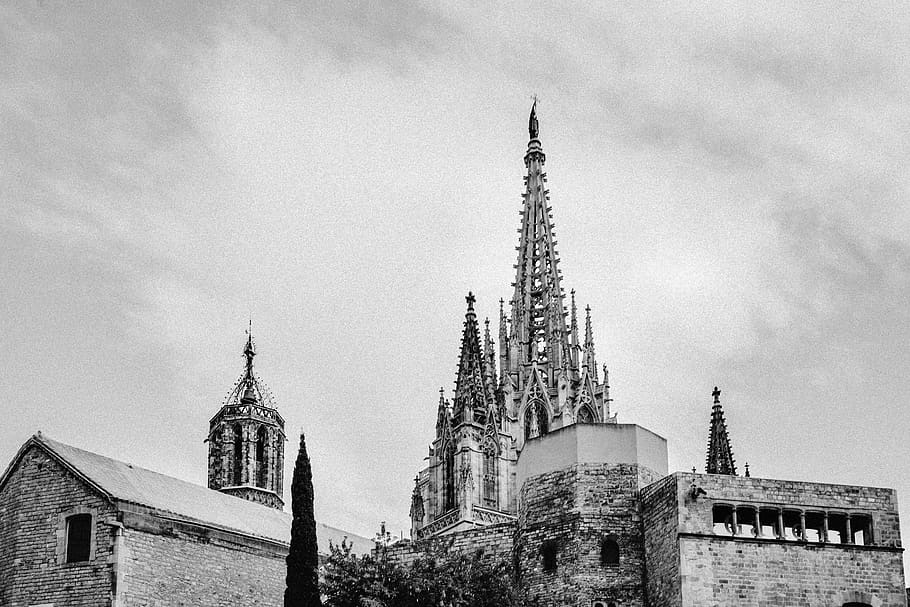 building, spire, steeple, tower, architecture, cathedral, church HD wallpaper