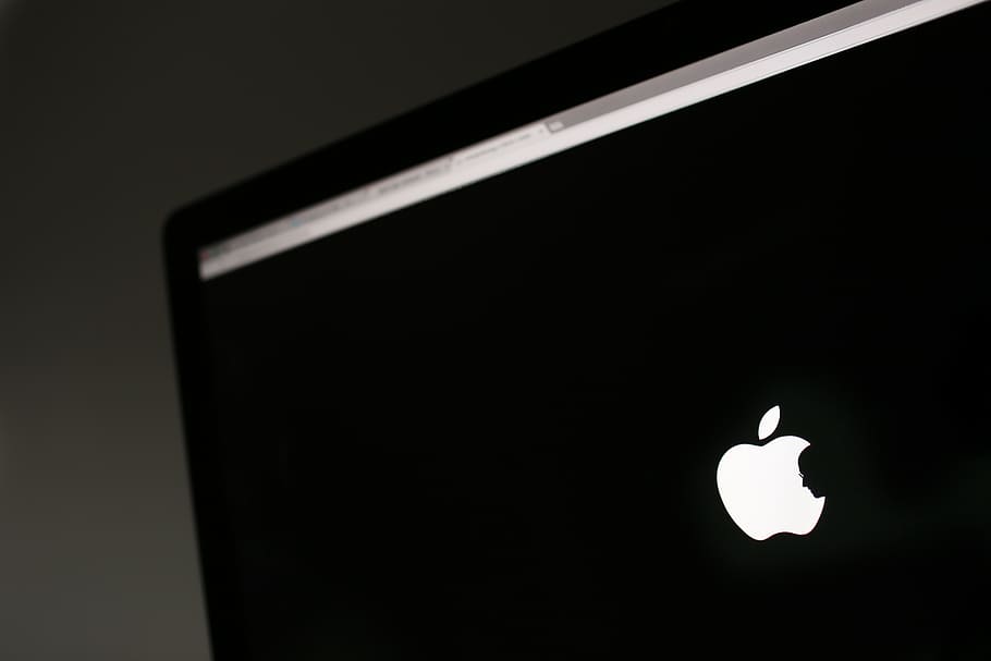 apple, jobs, mac, imac, no people, night, illuminated, close-up HD wallpaper