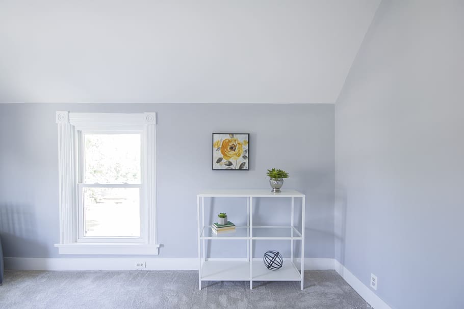 White Framed 2-pane Door Closed, apartment, architecture, ceiling HD wallpaper