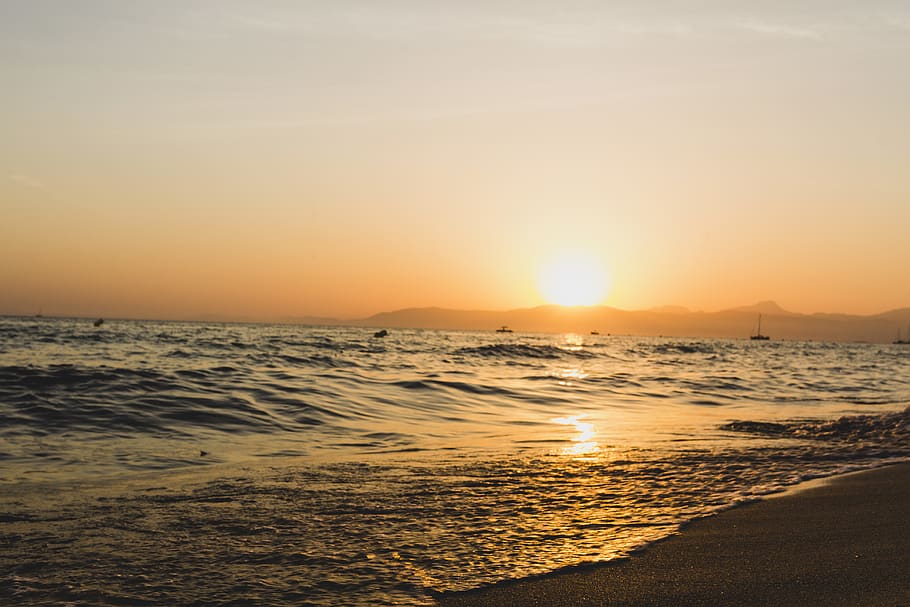 palma, spain, ballerman, ballermann, sand, water, sea, sun HD wallpaper