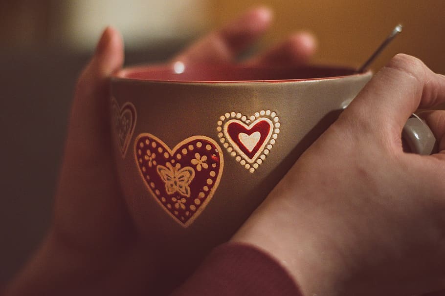 tea, hands, cup, drink, person, human body part, human hand HD wallpaper