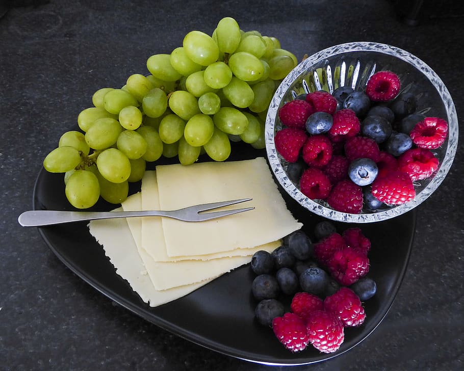 fruit, food, berry, grape, sweet, healthy, still life, blueberry HD wallpaper