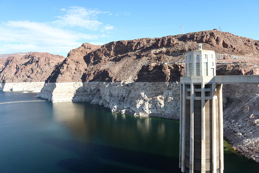 Hoover Damn during daytime, water, nature, outdoors, river, lake HD wallpaper