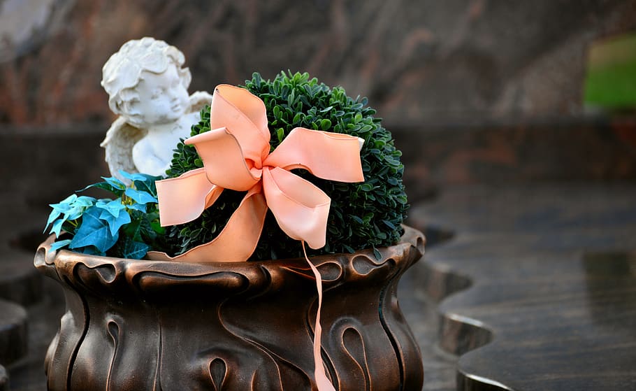 loop, grave, grabschmuck, mourning, angel, farewell, commemorate HD wallpaper