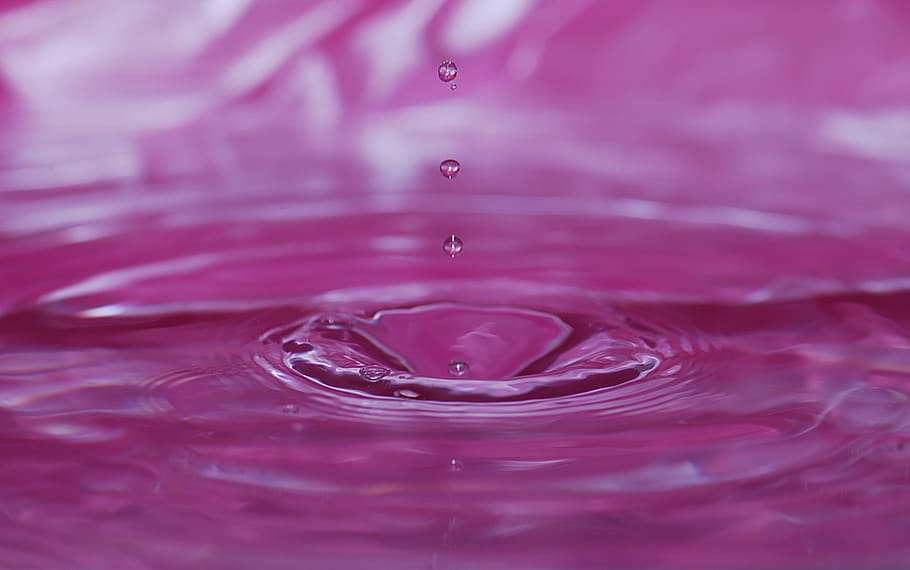 water, drop, splash, wet, hole in the water, freshness, close-up HD wallpaper