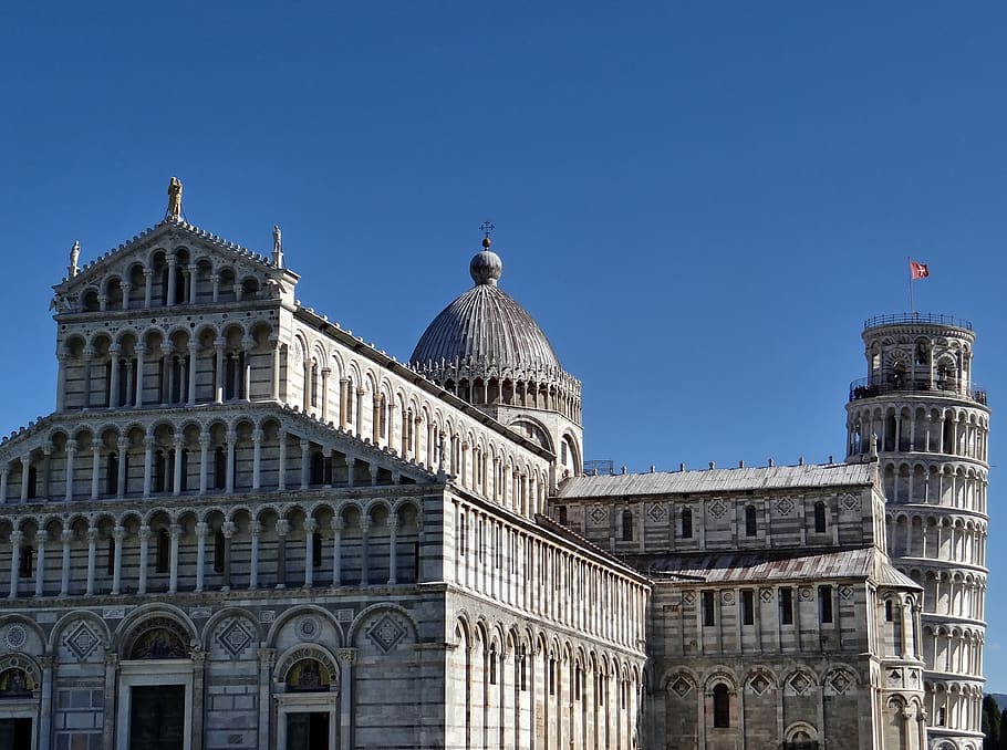 White Concrete Infrastructure, ancient, architecture, building HD wallpaper