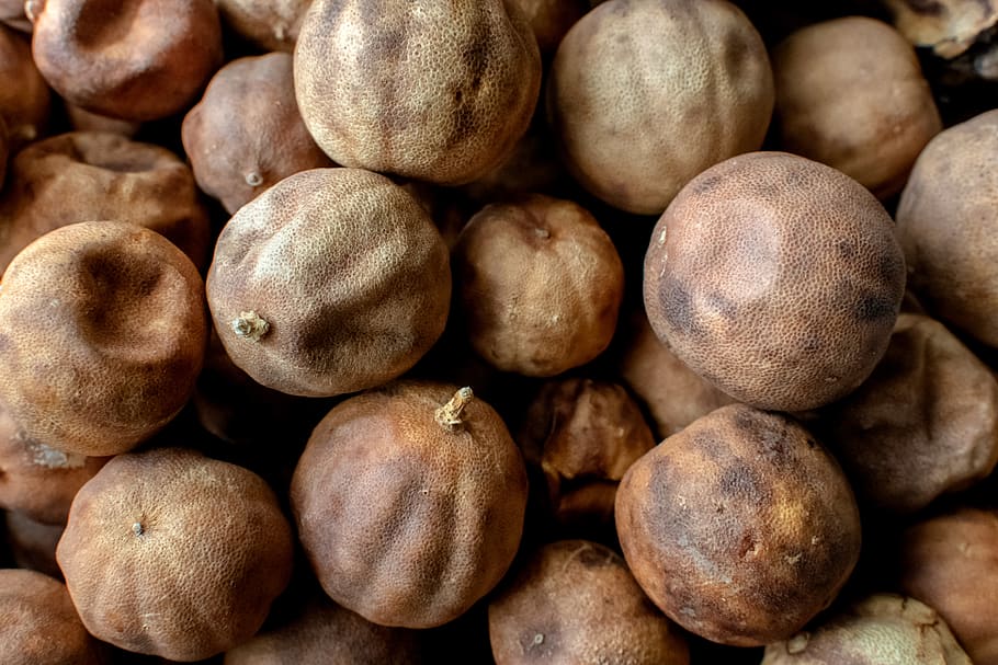 dried round fruits, food, food and drink, large group of objects HD wallpaper