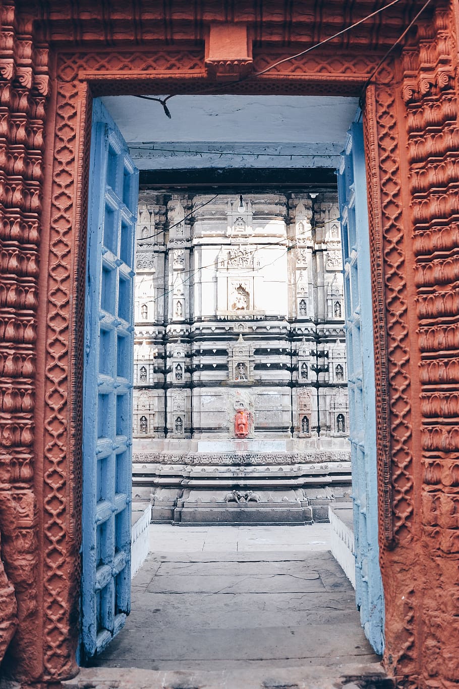 india, varanasi, door, culture, travel, sightseeing, architecture, HD wallpaper